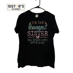 Port Company 'I'm the Youngest Sister' T-Shirt Large